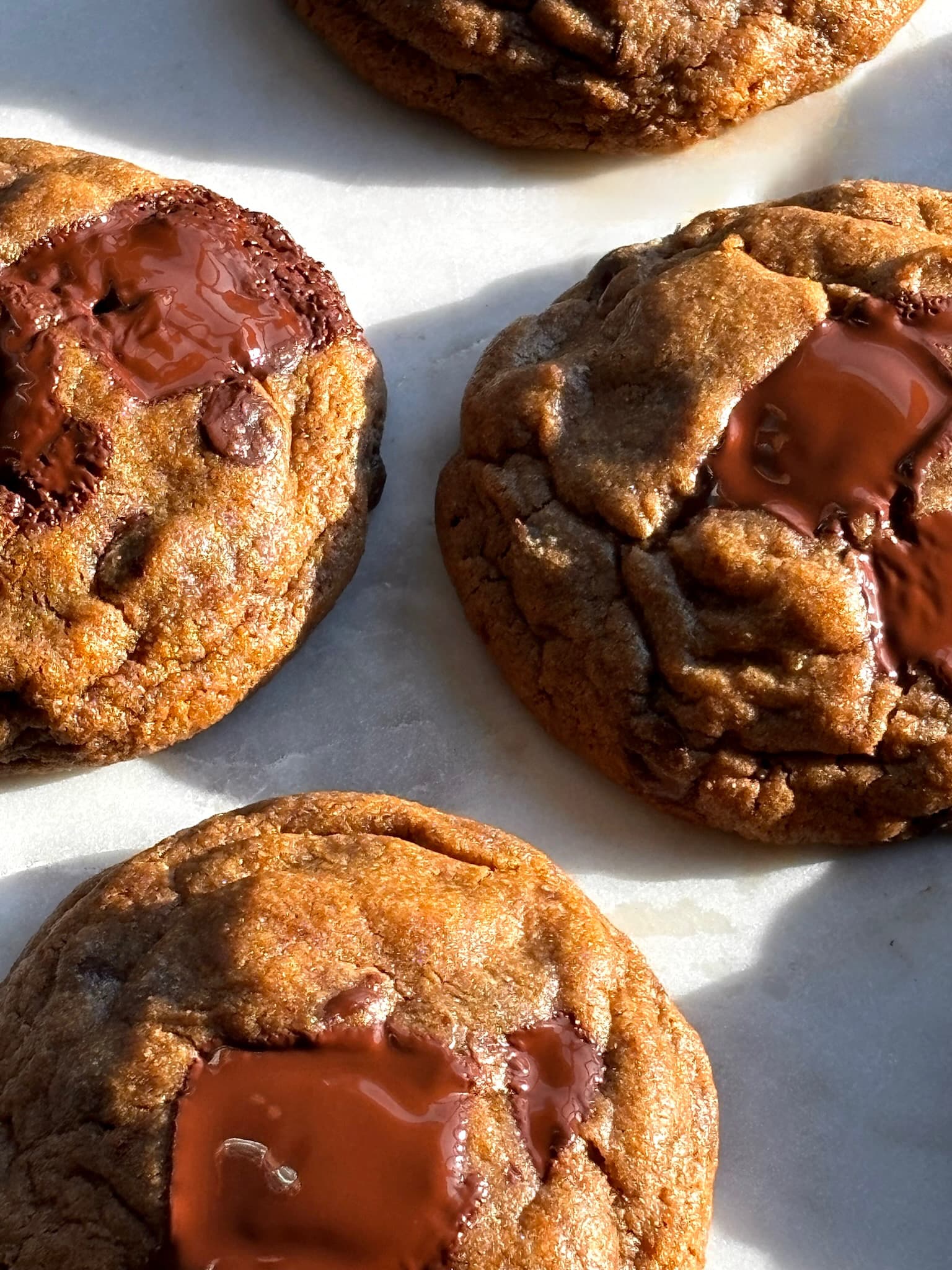 Browned butter chocolate chip cookies
