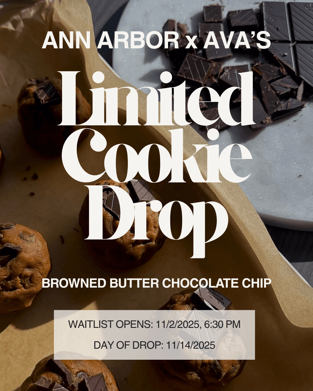 Ann Arbor limited cookie drop